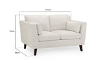 Aida Sofa Beige 2 Seater - 151 CM