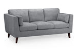 Aida Sofa Grey 3 Seater - 206 CM