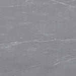 Amble Round Coffee Table with Black Marble Melamine Top & Black Legs