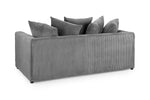 Amsterdam Jumbo Sofa - Grey 3 Seater - 176 CM