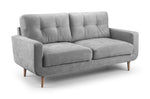 Aurora Sofa - Grey 3 Seater - 182 cm