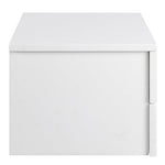 Avignon Bedside Table with 2 Drawers in White
