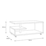 Bailey Coffee Table in Sonoma Oak