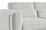 textured gray sofa