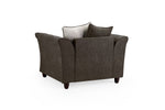 Bella Sofa Grey Armchair - 120CM