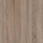 Chelsea Bedside extension for bed in White with Oak Trim