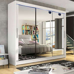 Dart III 250cm Sliding Door Wardrobe White
