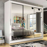 Dart III 250cm Sliding Door Wardrobe White