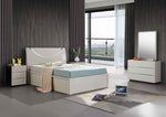 Eclipse Light Grey High Gloss Ottoman Bed - Storage Lift Up | Single 3FT