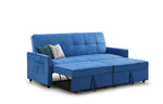 Elegance Sofabed - Plush Blue 3 Seater