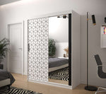 Farah 150cm Sliding Door Wardrobe White