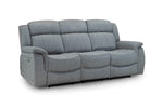 Florida Electric Recliner Sofa - Grey 3 Seater