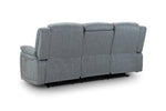 Florida Electric Recliner Sofa - Grey 3 Seater