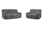Grayson Manual Recliner Sofa - Grey 3+2 Set