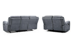 Grayson Manual Recliner Sofa - Grey 3+2 Set