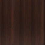 Imperial Tall Glazed 1 Door 2 Drawer Narrow Cabinet in Dark Mahogany Melamine