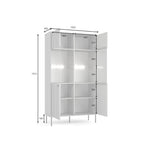Iris Tall Display Cabinet 105cm