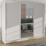 Jenny I 200cm Sliding Door Wardrobe White