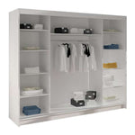 Jenny I 200cm Sliding Door Wardrobe White