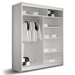 Kent XI 150cm Sliding Door Wardrobe Mirrored