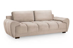 Lazur Sofa Mocha 3 Seater - 245 CM