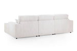 Leo Cinema Sofa Beige U Shape Corner - 277 x 170 x 170 CM