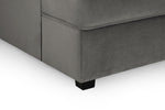 London Sofa - Plush Grey U Shape Corner - 281 x 158 x 158 CM