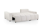 Luki Sofa Bed Beige Universal Corner - 230 CM x 140 CM