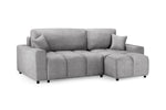 Luki Sofa Bed Grey Universal Corner - 230CM x 140 CM