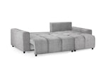 Luki Sofa Bed Grey Universal Corner - 230CM x 140 CM