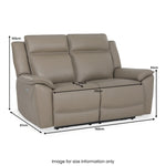 Majorca Electric Leather Recliner 2 Seater Sofa