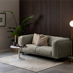 Malta Ceramic Round Coffee Table in White 60x45cm