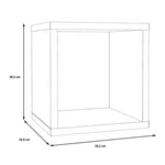 Mauro 1 Shelf Storage Unit in Matt White