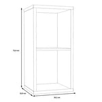 Mauro 1 Shelf Storage Unit in Sonoma Oak