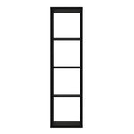 Mauro 3 Shelves Storage Unit in Matt Black