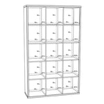 Mauro 3x5 Storage Unit in Concrete Grey