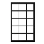 Mauro 3x5 Storage Unit in Matt Black