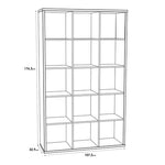 Mauro 3x5 Storage Unit in Sand Oak