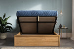 Modena Oak Super King Size Bed