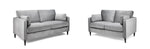Munich Sofa - Plush Grey 3+2 Set - 180 x 150 CM