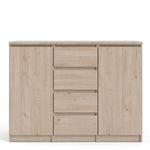 Naia Sideboard 4 Drawers 2 Doors in Jackson Hickory Oak