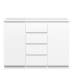Naia Sideboard - 4 Drawers 2 Doors in White High Gloss