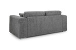 Naples Sofa - Grey 3 Seater - 216 CM