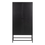 Newcastle 2 Door Cabinet in Matt Black
