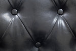 Old Bailey Chesterfield Sofa - Black 3 Seater - 215 CM