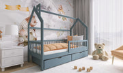 Wooden Single Bed Oskar Bed With Storage