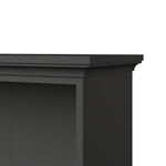 Paris Low Bookcase in Matt Grey