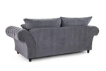 Richmond Fullback Sofa - Grey 3 Seater - 236 CM