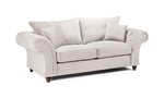 Richmond Fullback Sofa - Stone 3 Seater - 236 CM