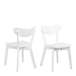 Roxby Dining Chair in White Set of 2